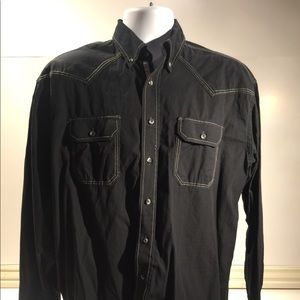 Rough stock Panhandle Button Down Dress Shirt